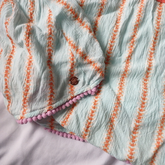 Matilda Jane 435 smocked pompom dress sz 16 - Picture 3 of 7